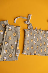EXCLUSIVE PEEPIN' IT REAL DREAM SMOCKED FLARE SET from DREAM BIG LITTLE CO