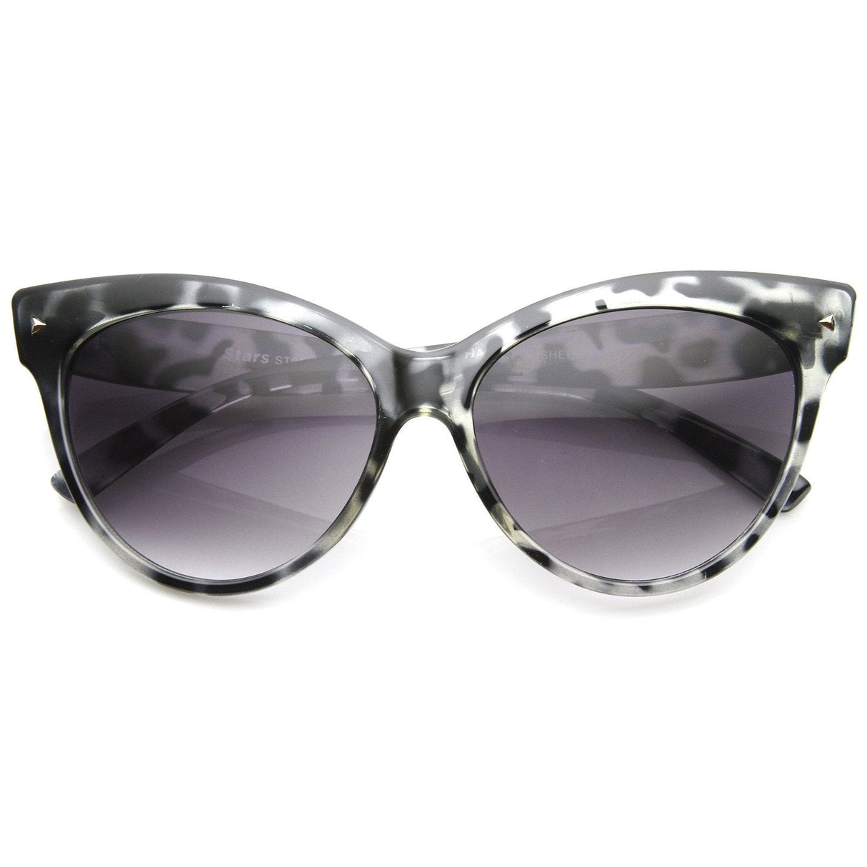 High Pointed Tip Inset Frame Oversize Cat Eye Sunglasses 8462 from zeroUV