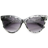 High Pointed Tip Inset Frame Oversize Cat Eye Sunglasses 8462 from zeroUV