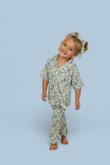 VINTAGE CITRUS TOILE DREAM GIRL'S FLARE SET from DREAM BIG LITTLE CO
