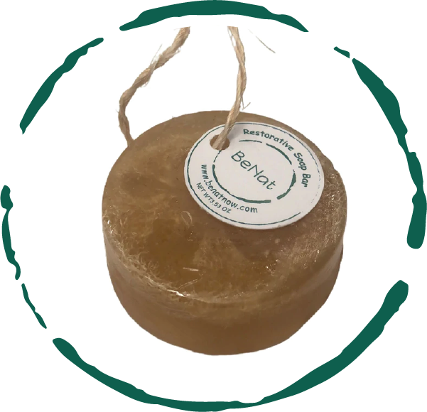 Restorative Soap Bar. Oat, Honey, and Olive Oil. from BeNat