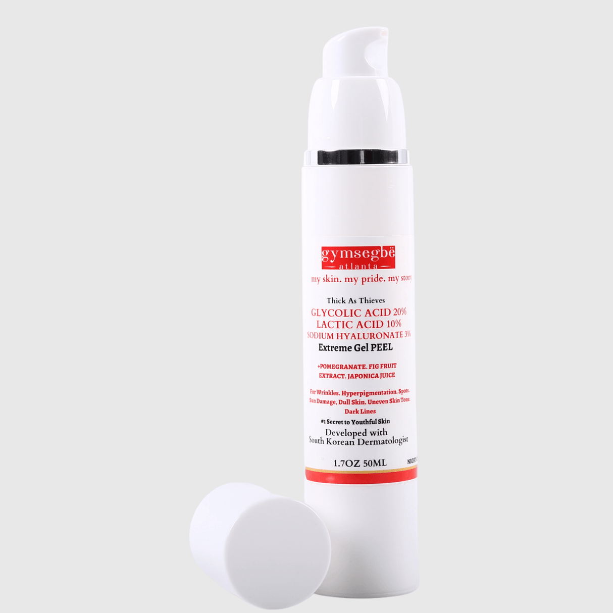 Thick As Thieves Pure Glycolic Acid Lactic Acid Extreme Gel Peel - 50ml from gymsegbë
