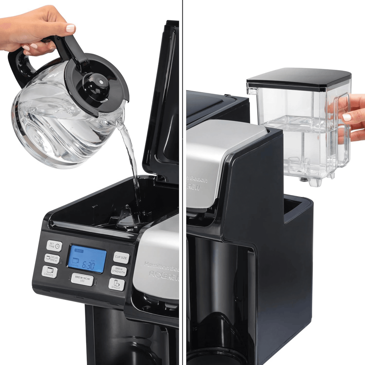Hamilton Beach FlexBrew Trio K-Cup/12-Cup/Single Serve Coffee Maker from Jupiter Gear Home