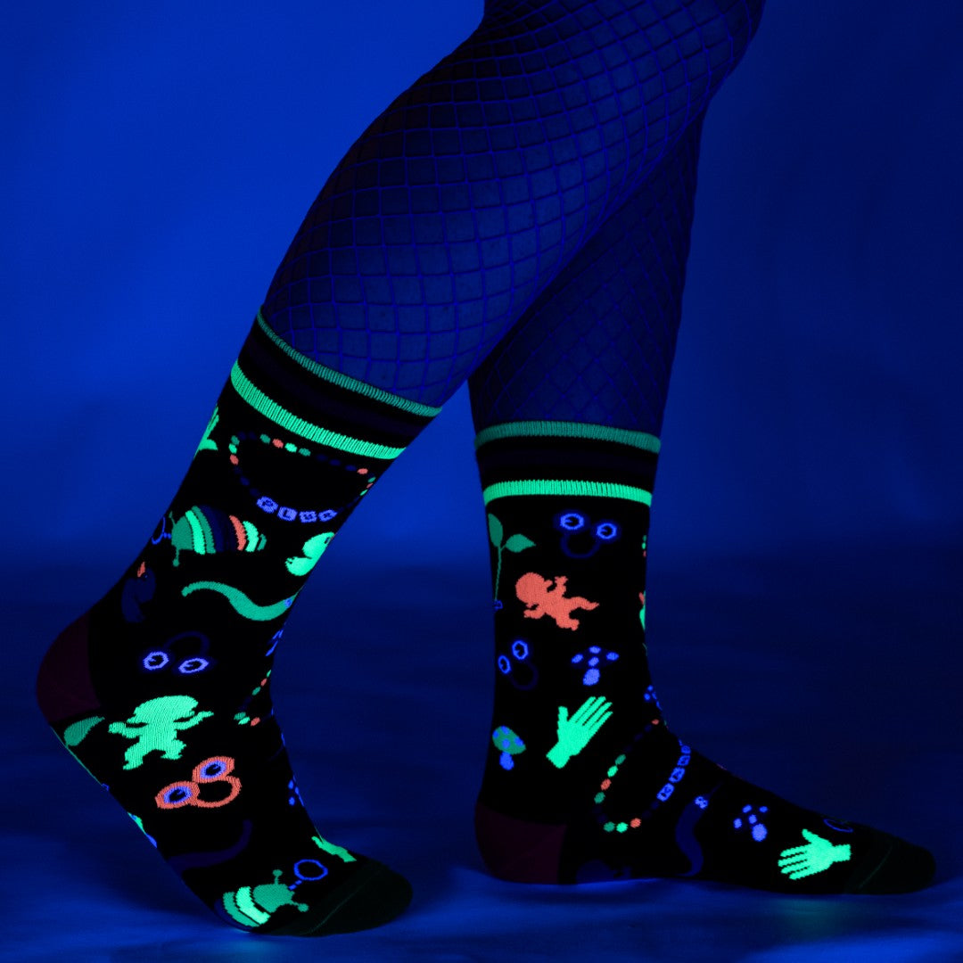 Tiny Trinkets Crew Socks from FootClothes