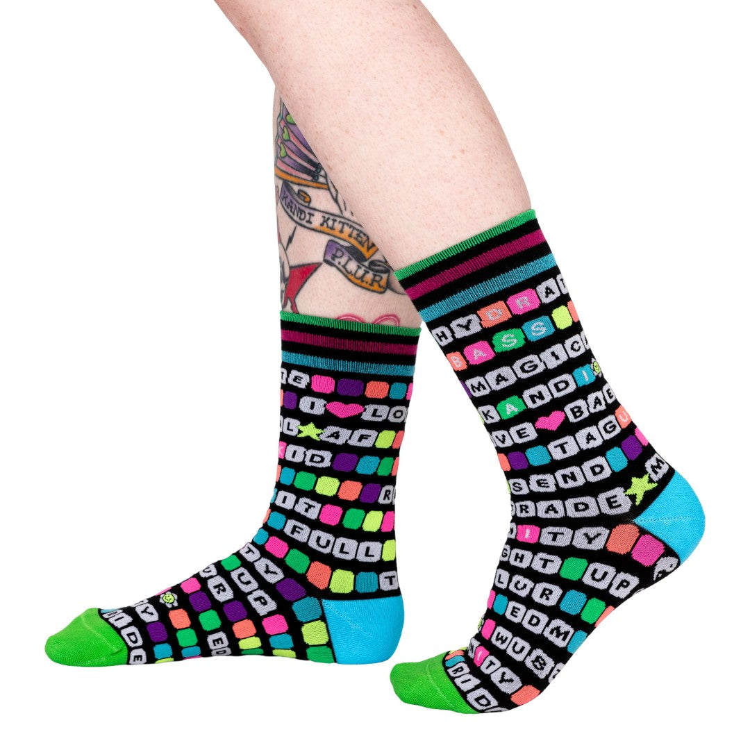 Rave Crew Sock Pack | 6 Designs from FootClothes