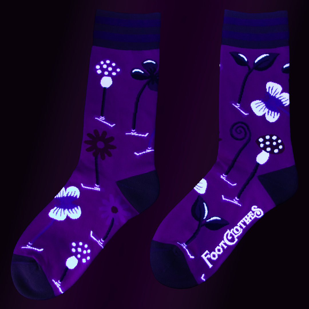 Trippy Clippies Crew Socks from FootClothes