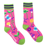 Trippy Clippies Crew Socks from FootClothes