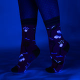 Trippy Clippies Crew Socks from FootClothes