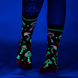 Funky Fungi Crew Socks from FootClothes