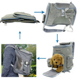 Mr. Peanut's Vancouver Series Backpack Pet Carrier for Smaller Cats and Dogs from Mr. Peanut's Pet Carriers