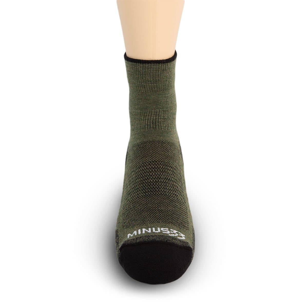 Microweight Cushion - Mini Crew Wool Socks Mountain Heritage from Minus33 Merino Wool Clothing
