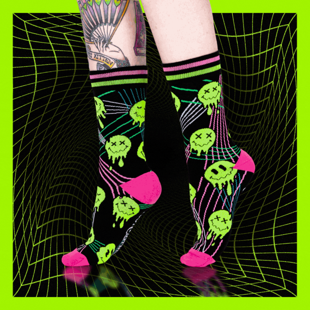 Rave Crew Sock Pack | 6 Designs from FootClothes