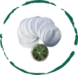 Reusable Facial Rounds Pads (5pcs) from BeNat