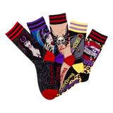 Elvira Yours Crew-lly Sock Pack | 5 Designs from FootClothes
