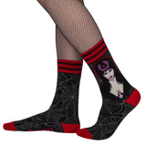 Elvira Mistress of the Dark Crew Socks from FootClothes