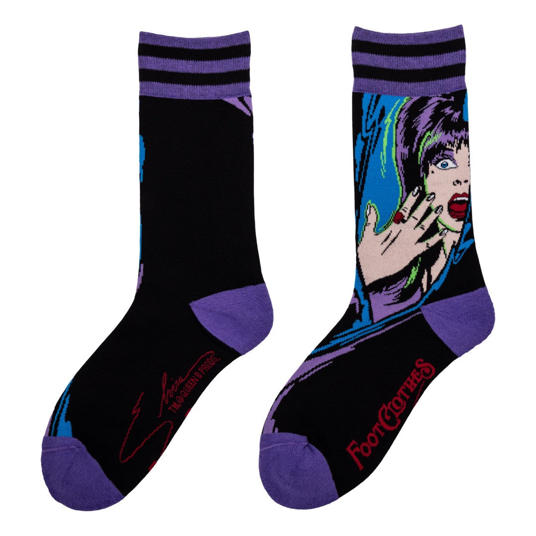 Elvira Unpleasant Dreemz Crew Socks from FootClothes