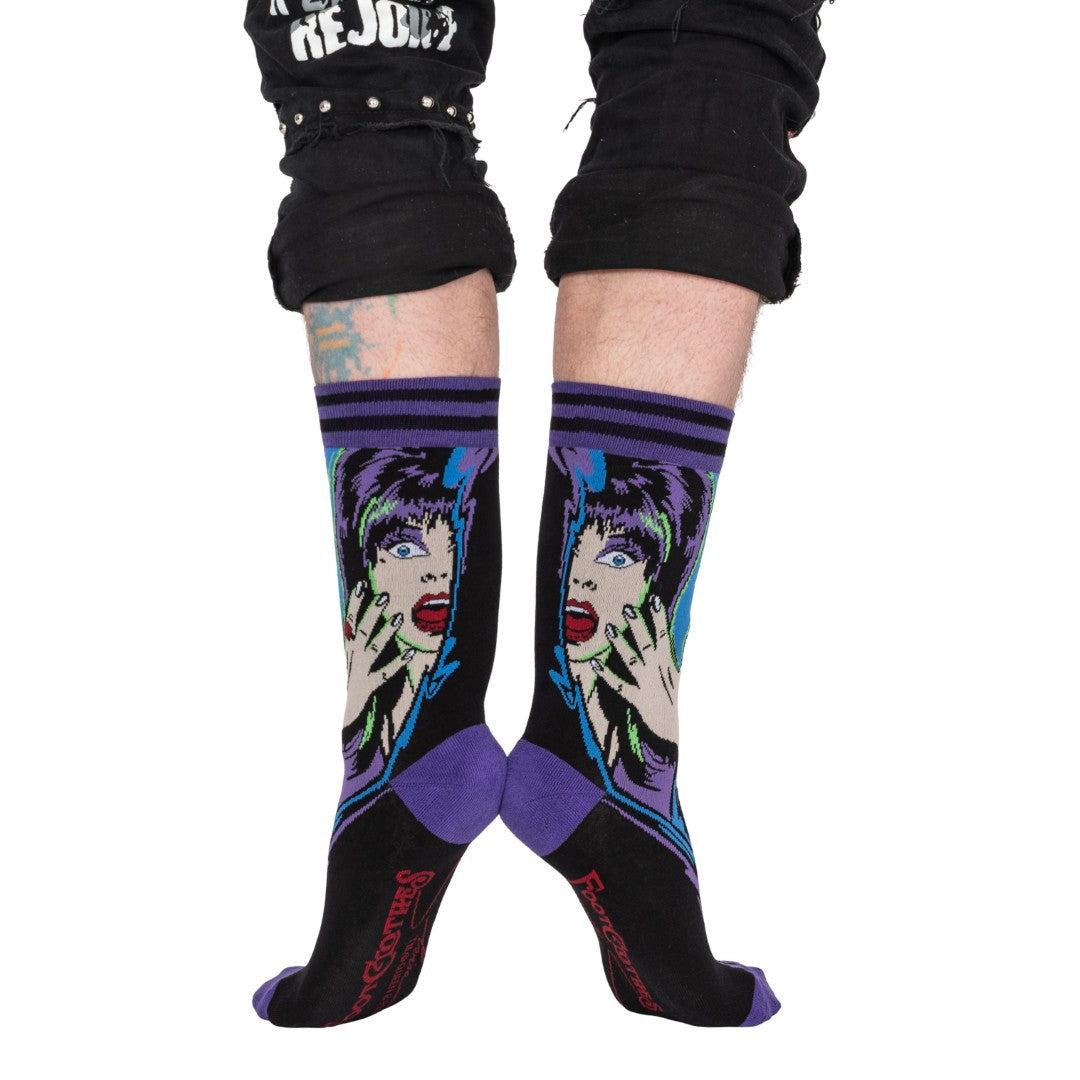Elvira Unpleasant Dreemz Crew Socks from FootClothes