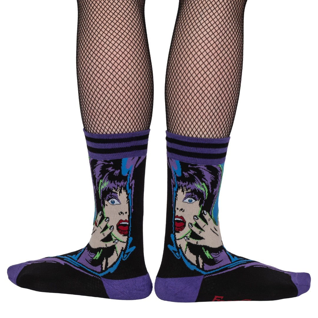 Elvira Unpleasant Dreemz Crew Socks from FootClothes