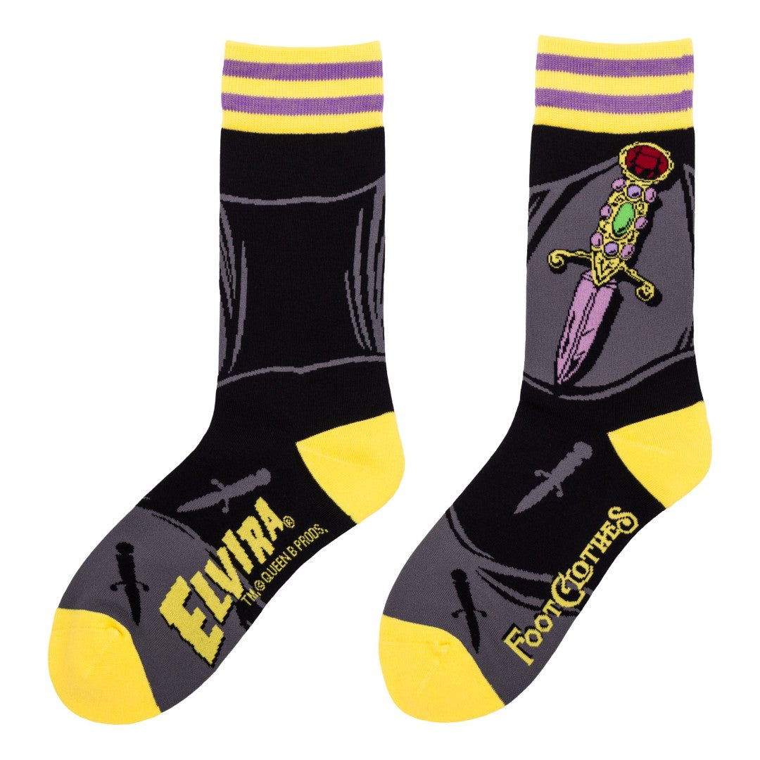 Elvira I Cut You Crew Socks from FootClothes