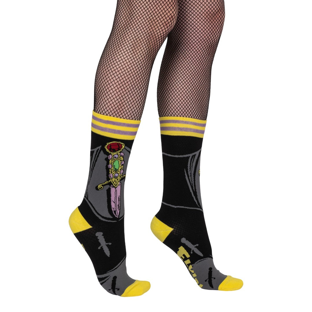 Elvira I Cut You Crew Socks from FootClothes