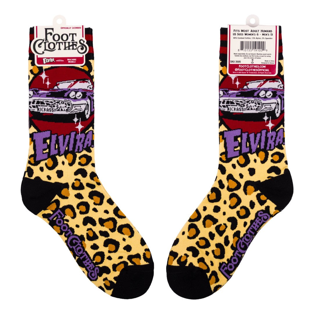 Elvira Macabre Mobile Crew Socks from FootClothes