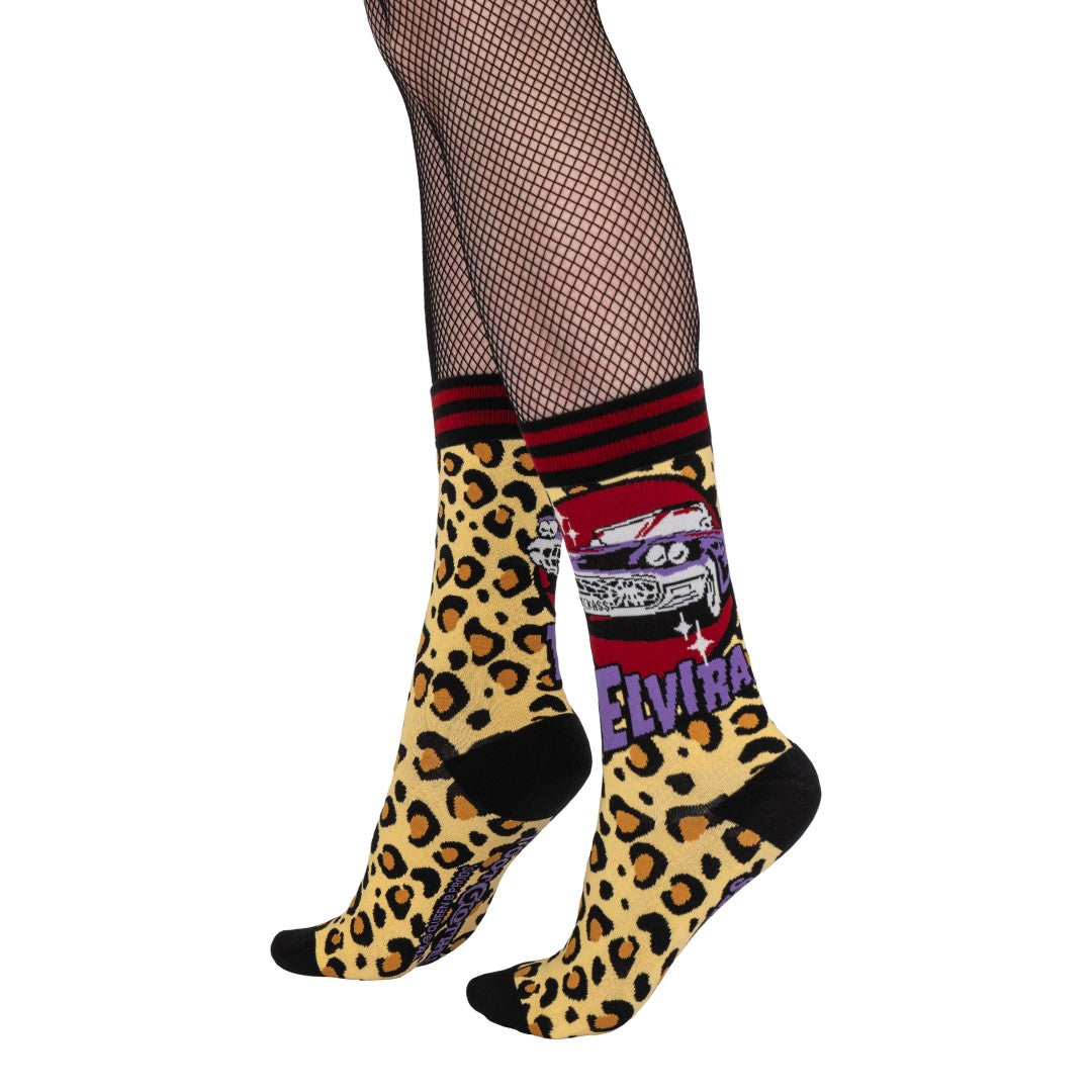Elvira Macabre Mobile Crew Socks from FootClothes