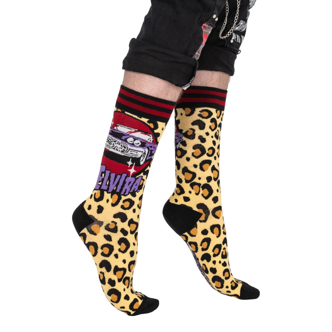Elvira Macabre Mobile Crew Socks from FootClothes