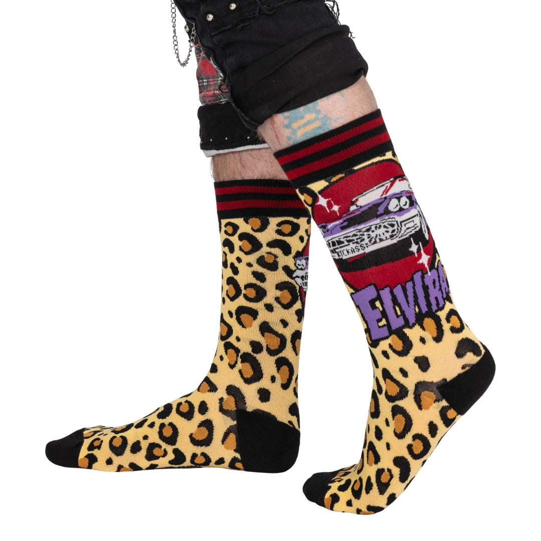 Elvira Macabre Mobile Crew Socks from FootClothes