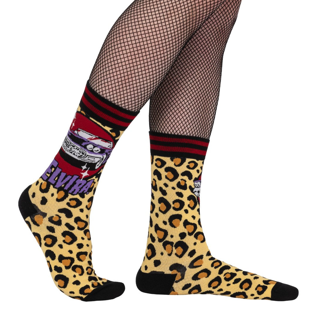 Elvira Macabre Mobile Crew Socks from FootClothes