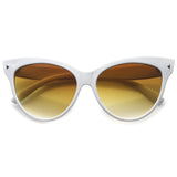High Pointed Tip Inset Frame Oversize Cat Eye Sunglasses 8462 from zeroUV