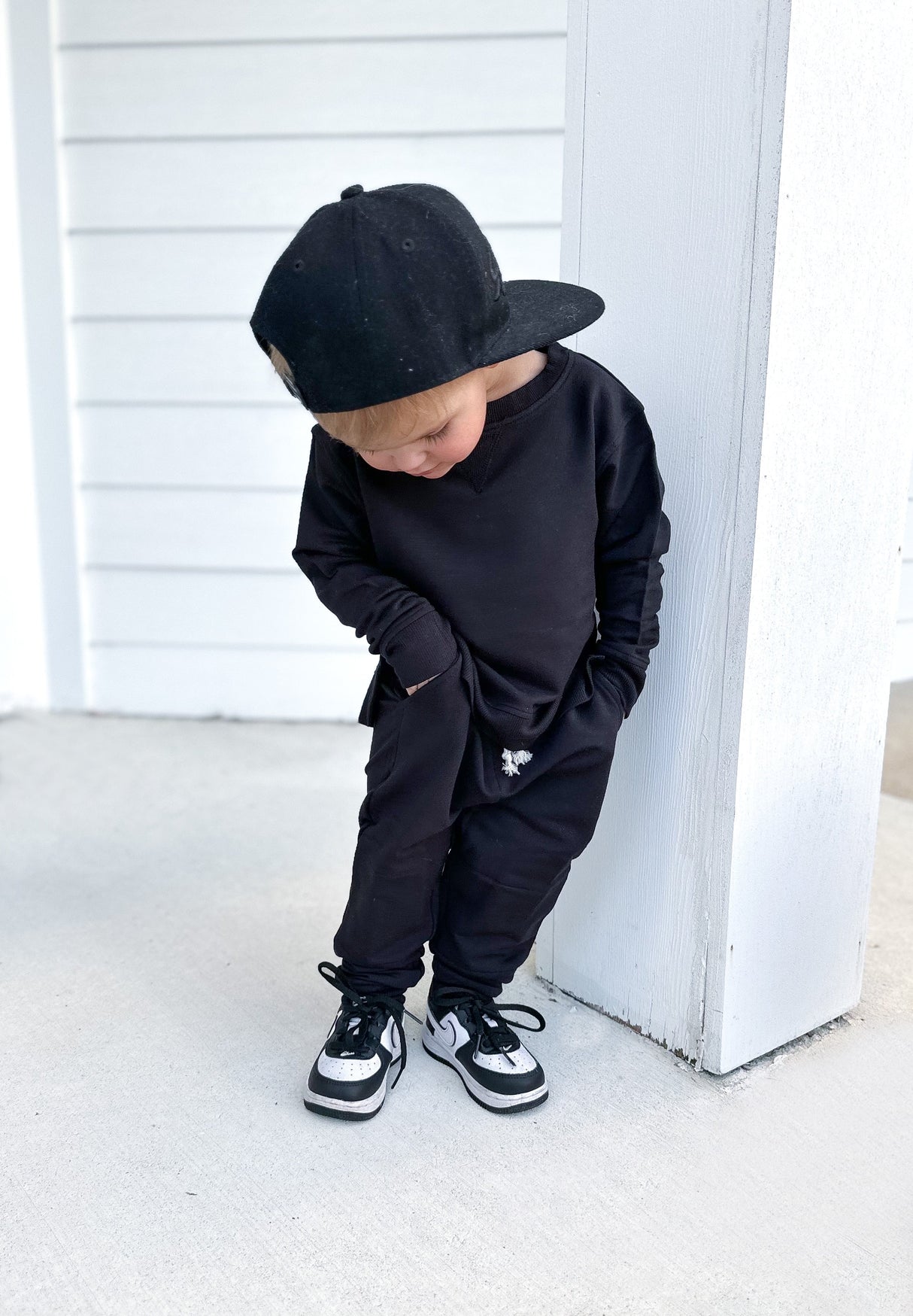 BLACK TERRY DREAM PULLOVER from DREAM BIG LITTLE CO