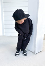 BLACK TERRY DREAM PULLOVER from DREAM BIG LITTLE CO