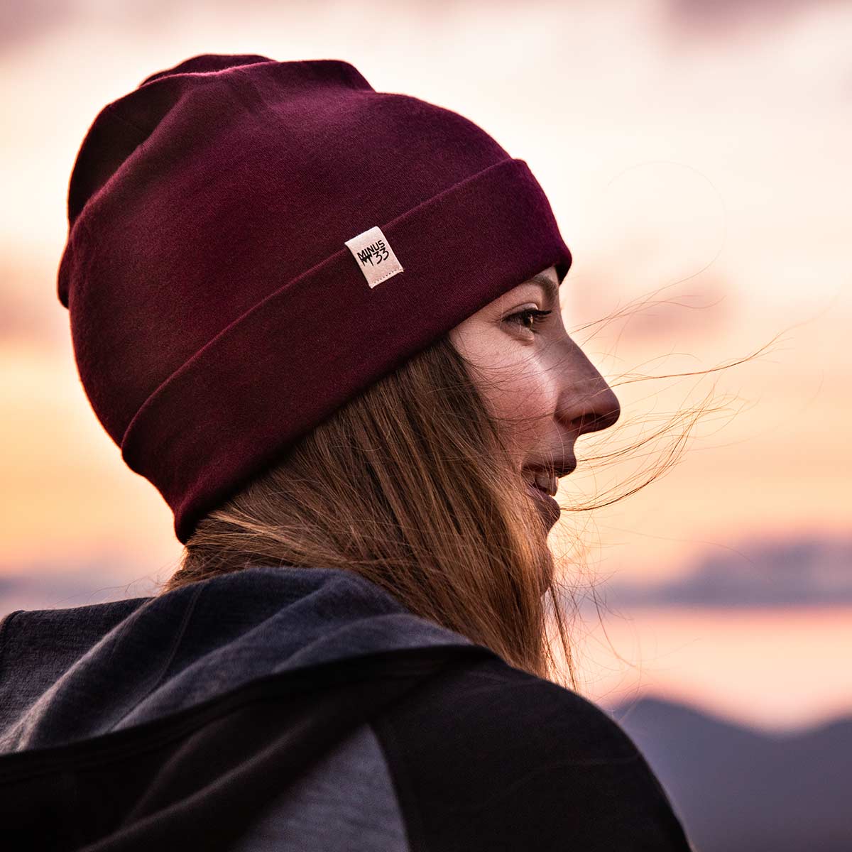 Lightweight - Ridge Cuff Beanie 100% Merino Wool from Minus33 Merino Wool Clothing