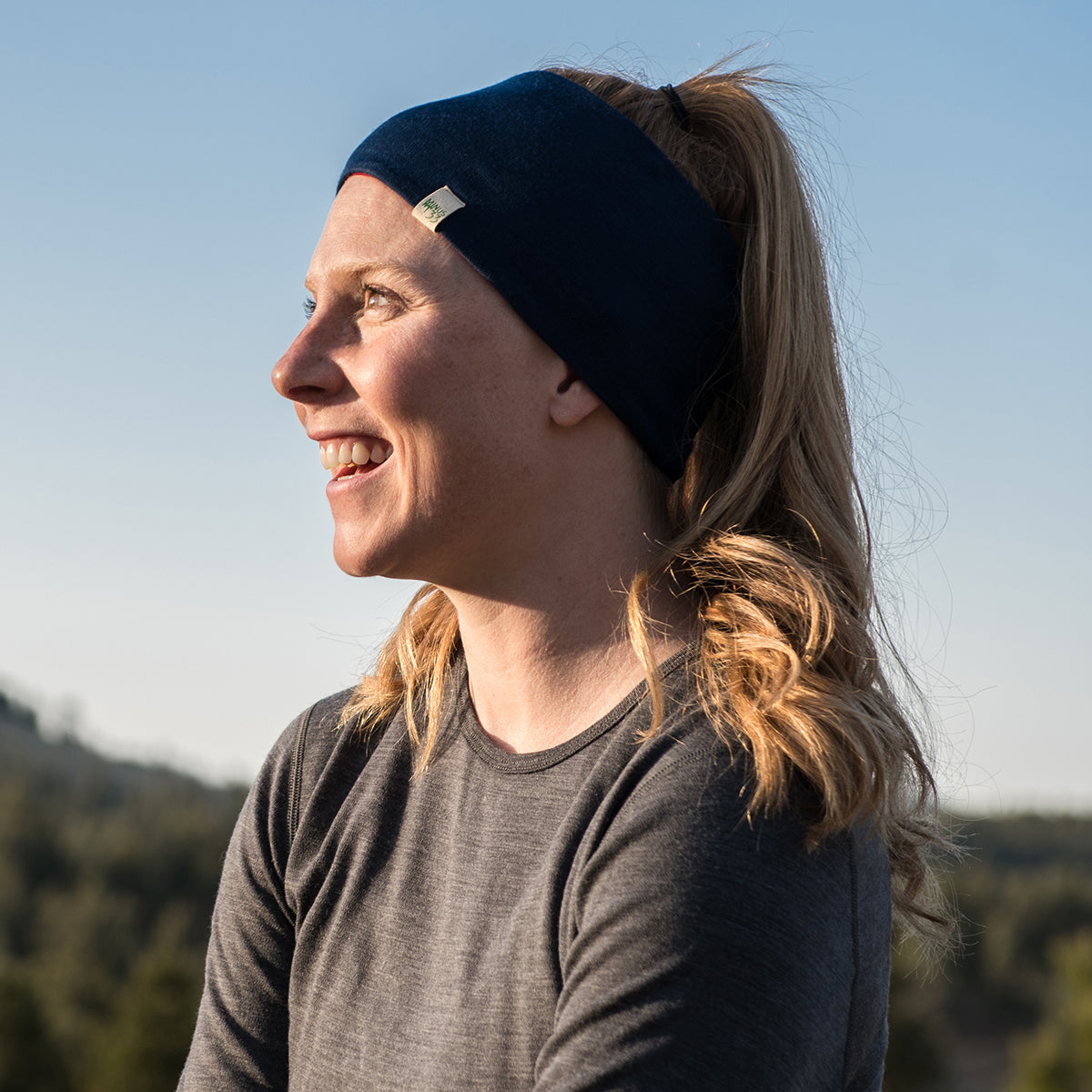 Midweight - Reversible Headband 100% Merino Wool from Minus33 Merino Wool Clothing