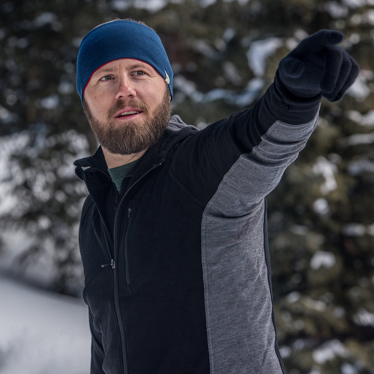 Midweight - Reversible Headband 100% Merino Wool from Minus33 Merino Wool Clothing