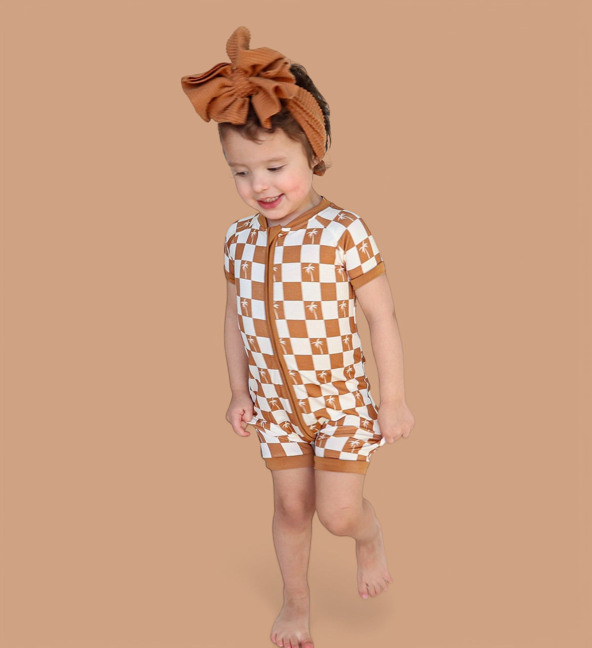 EXCLUSIVE SANDY BEACH CHECKERS DREAM SHORTIE from DREAM BIG LITTLE CO