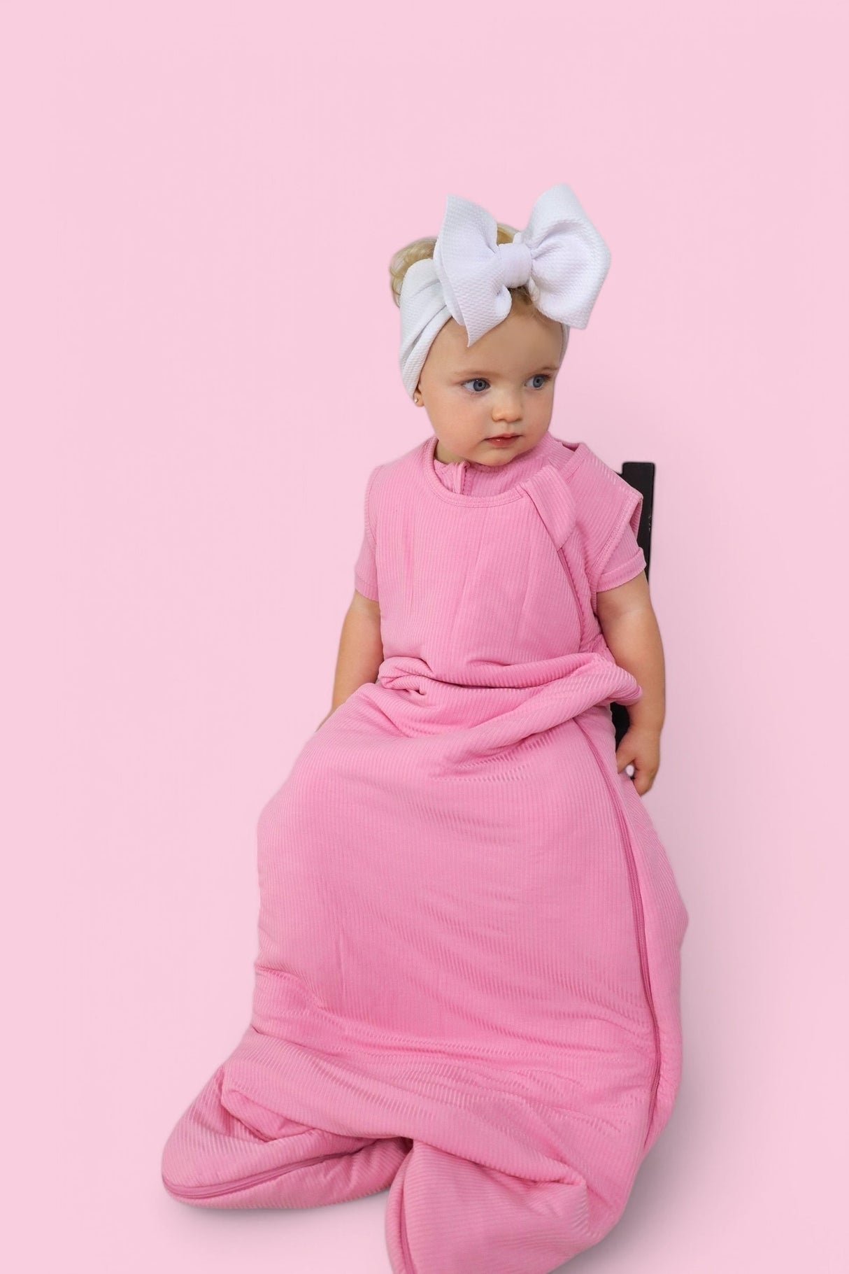 BELLA PINK RIB DREAM SLEEP SACK from DREAM BIG LITTLE CO