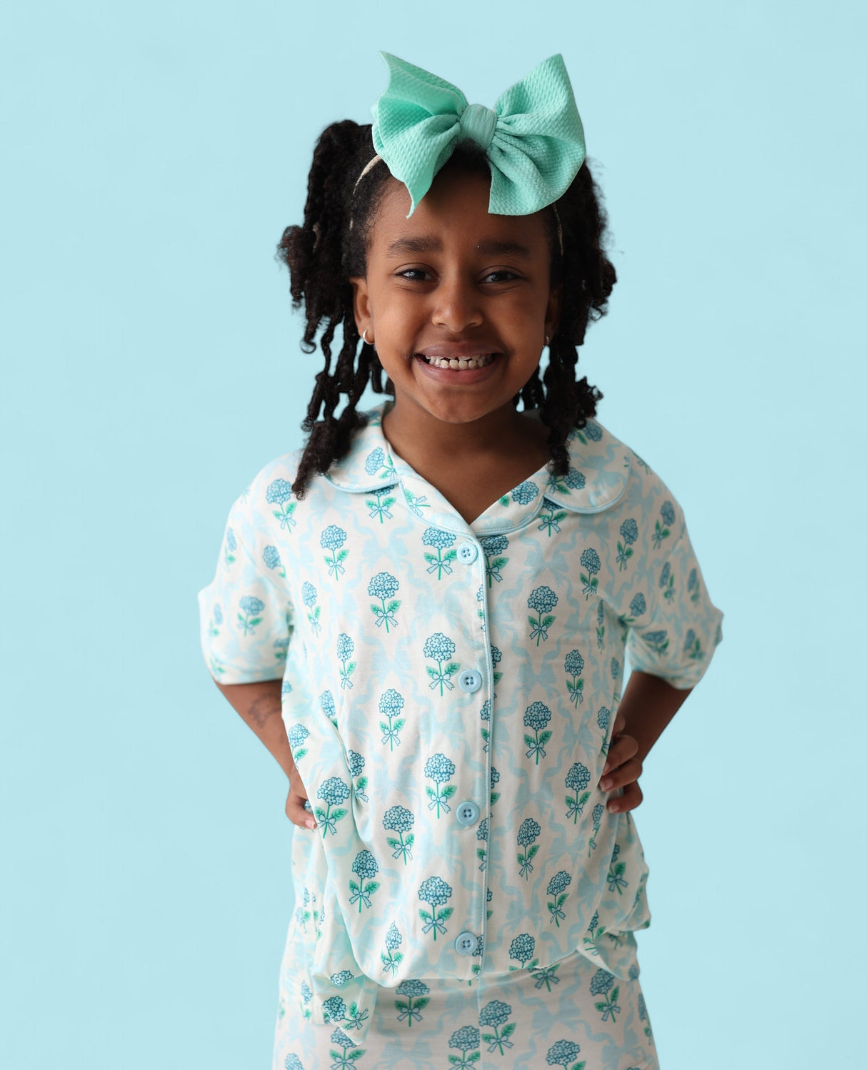 BLUE RIBBON BLOOMS DREAM GIRL'S FLARE SET from DREAM BIG LITTLE CO