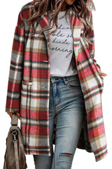 Checkered Plaid Coat from MsDressly