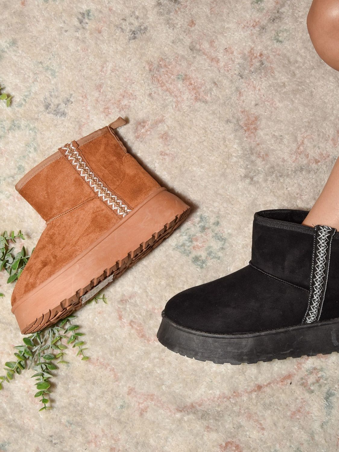 WILD DIVA Round Toe Platform Boots from My Pampered Life Seattle