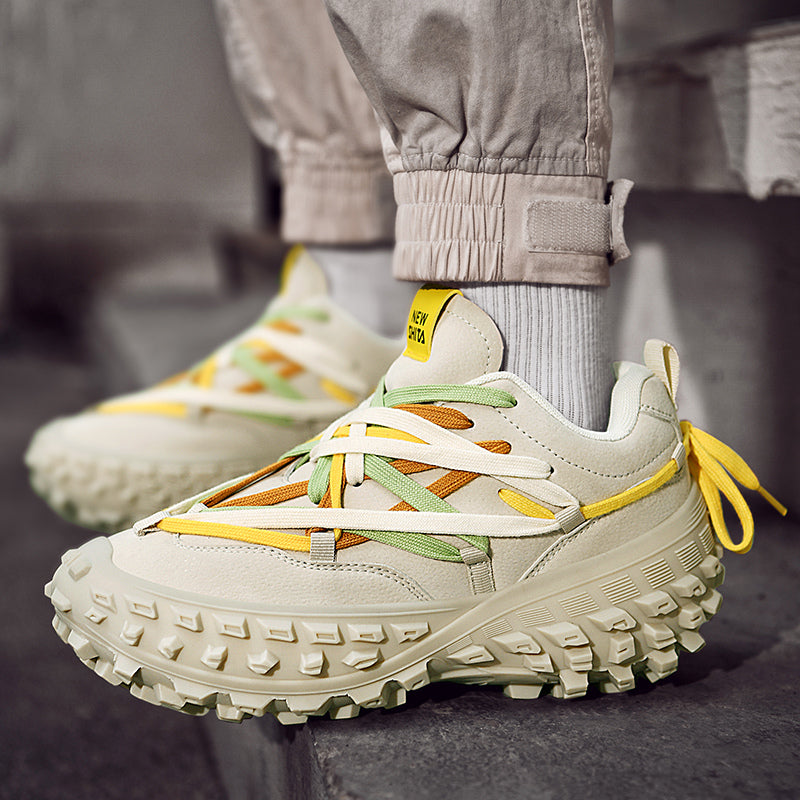Beige S999 NX Sneakers from Niepce Inc