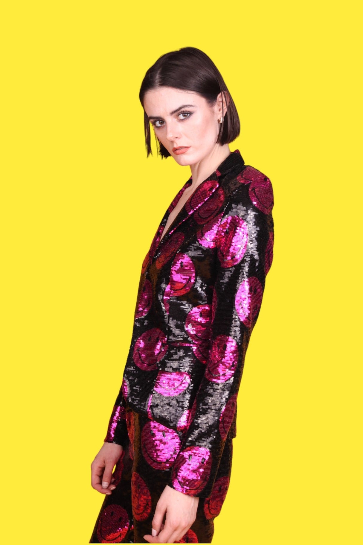Any Old Iron x Smiley Pink Blazer Jacket from Any Old Iron