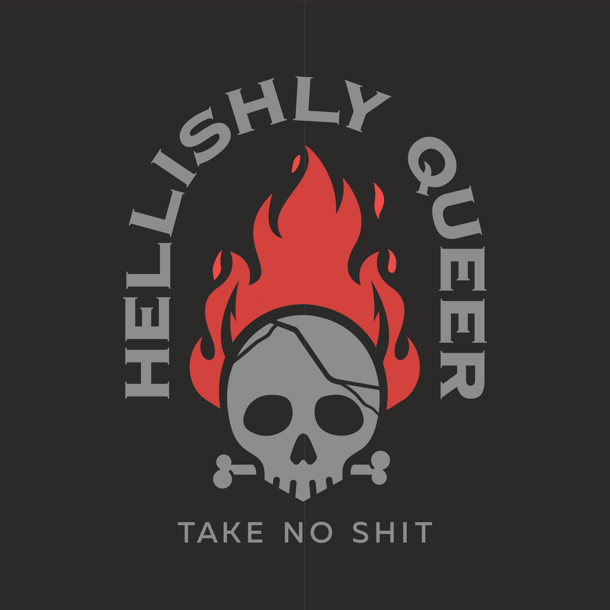 Hellishly Queer Crew Socks from FootClothes