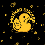 Mother Ducker Crew Socks from FootClothes