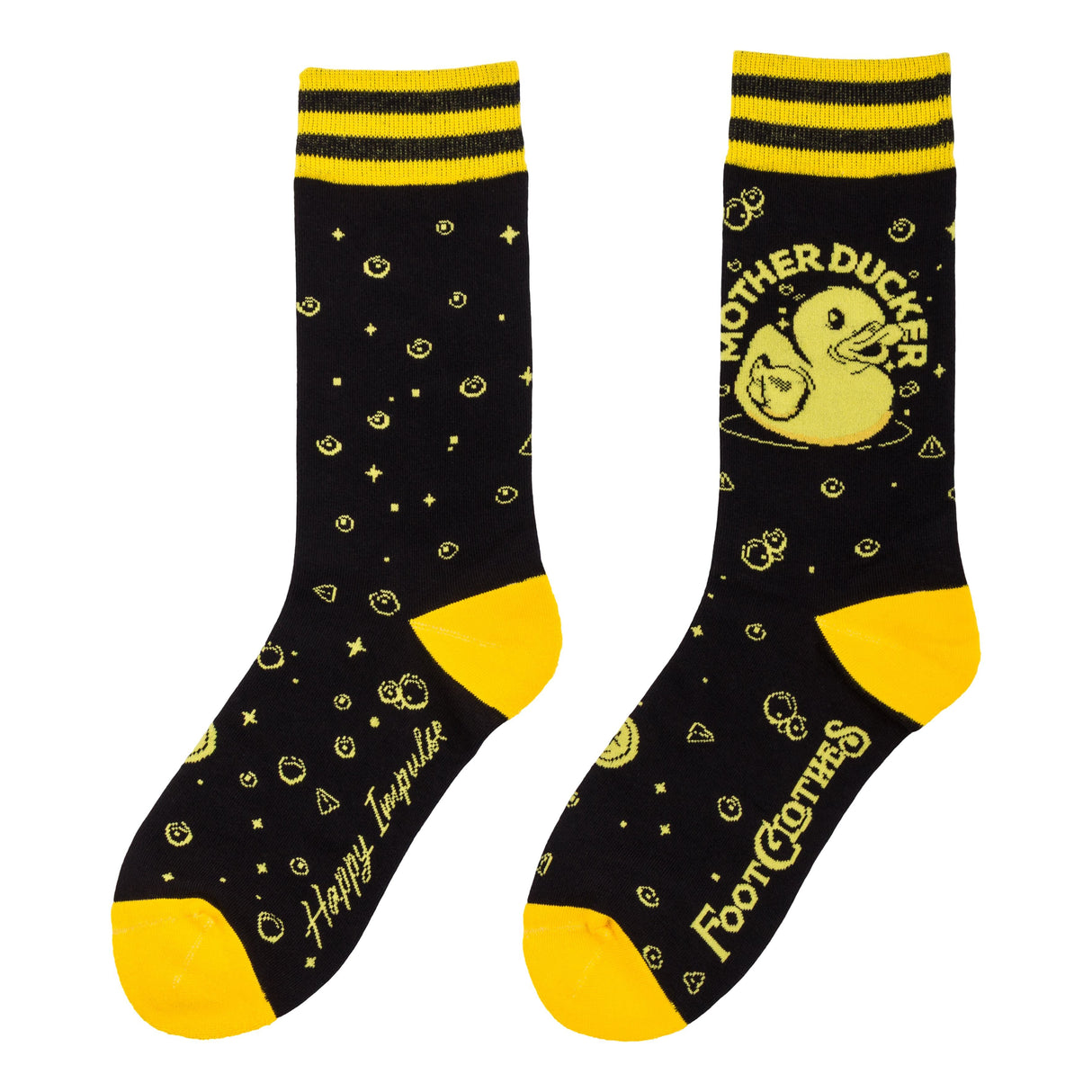 Mother Ducker Crew Socks from FootClothes