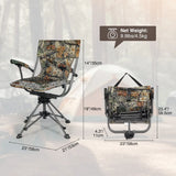 REDCAMP 360 Degree Swivel Hunting Chair for Blinds From Redcamp