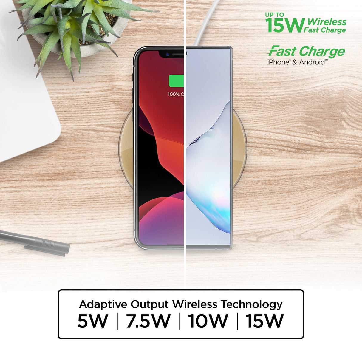 HyperGear ChargePad Pro 15W Wireless Fast Charger from Jupiter Gear Home