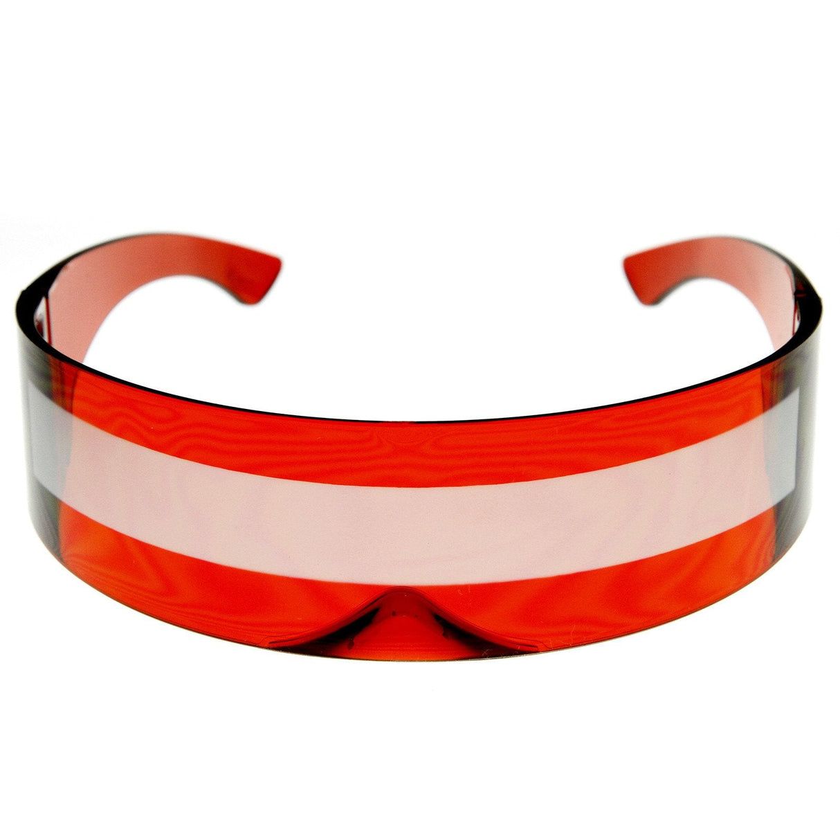 Futuristic Retro Mirror Wrap Around Shield Sunglasses 8762 from zeroUV