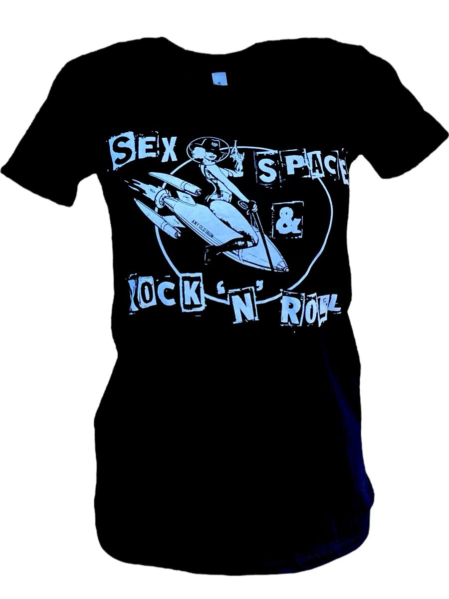Any Old Iron Men's Sex Space & Rock N' Roll T-Shirt from Any Old Iron