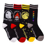 FootClothes x Happy Impulse Crew Sock Pack | 4 Designs from FootClothes